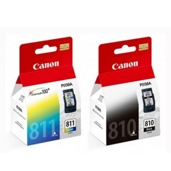 Bộ mực in phun màu Canon PG 810 , CL 811 dùng cho máy iP2770, 2772, MP 237, 287, MX 328