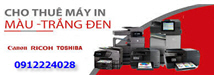 Cho thuê máy in khu vực Yên Sở, Hoàng Mai