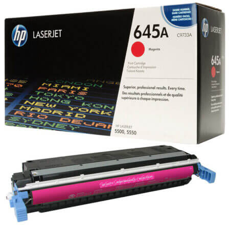 Hộp mực in laser màu HP 645A (đỏ) dùng cho máy HP Color 5500, 5550