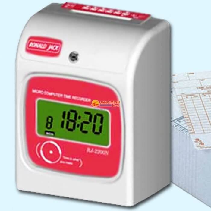 Máy Chấm Công Thẻ Giấy Ronald Jack RJ2200A