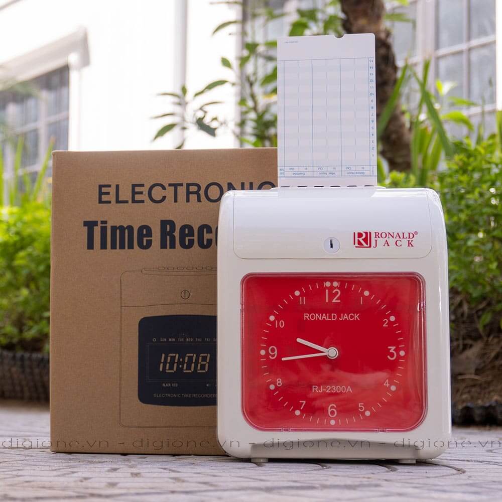 Máy Chấm Công Thẻ Giấy Ronald Jack RJ2200N
