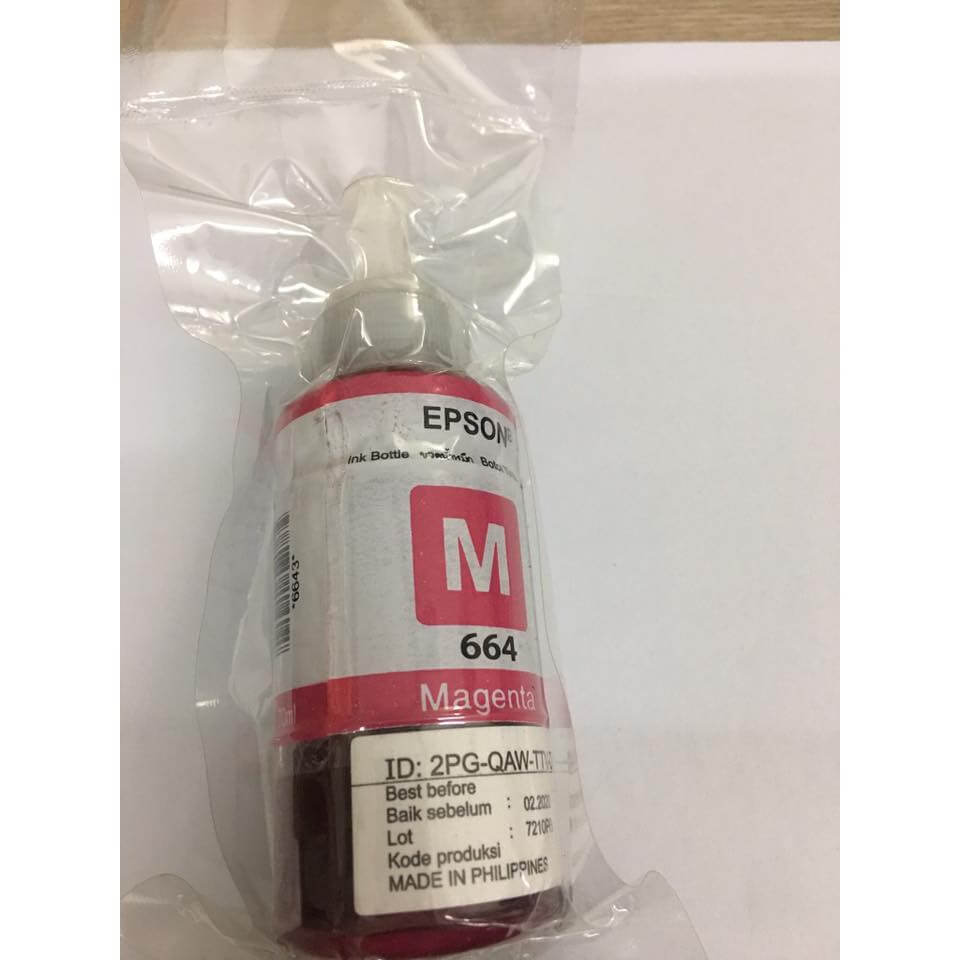 Mực đỏ Epson cho máy L100, L110, L120 (T6643)