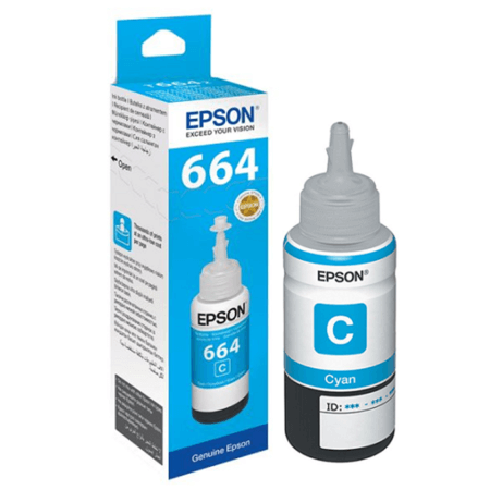 Mực in Epson T6642 (xanh) cho máy L100, L110, L120, L200, L210, L220, L300, L310, L350, L355, L455, L550, L555, L650, L655, L1300