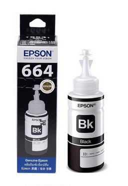 Mực in phun màu đen Epson 664BK (Epson T6641 Black Ink Tank)