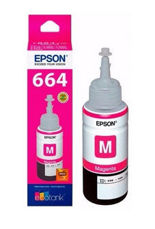 Mực in phun màu đỏ Epson 664M (Epson T6643 Magenta Ink Tank)