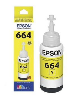 Mực in phun màu vàng Epson 664Y (Epson T6644 Yellow Ink Tank)