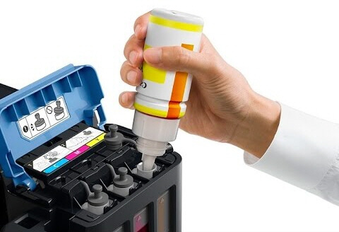 Mực Xanh đổ cho máy Epson L385