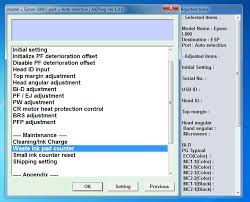 Reset mực máy in Epson L100, L110, L210, L300, L350, L360